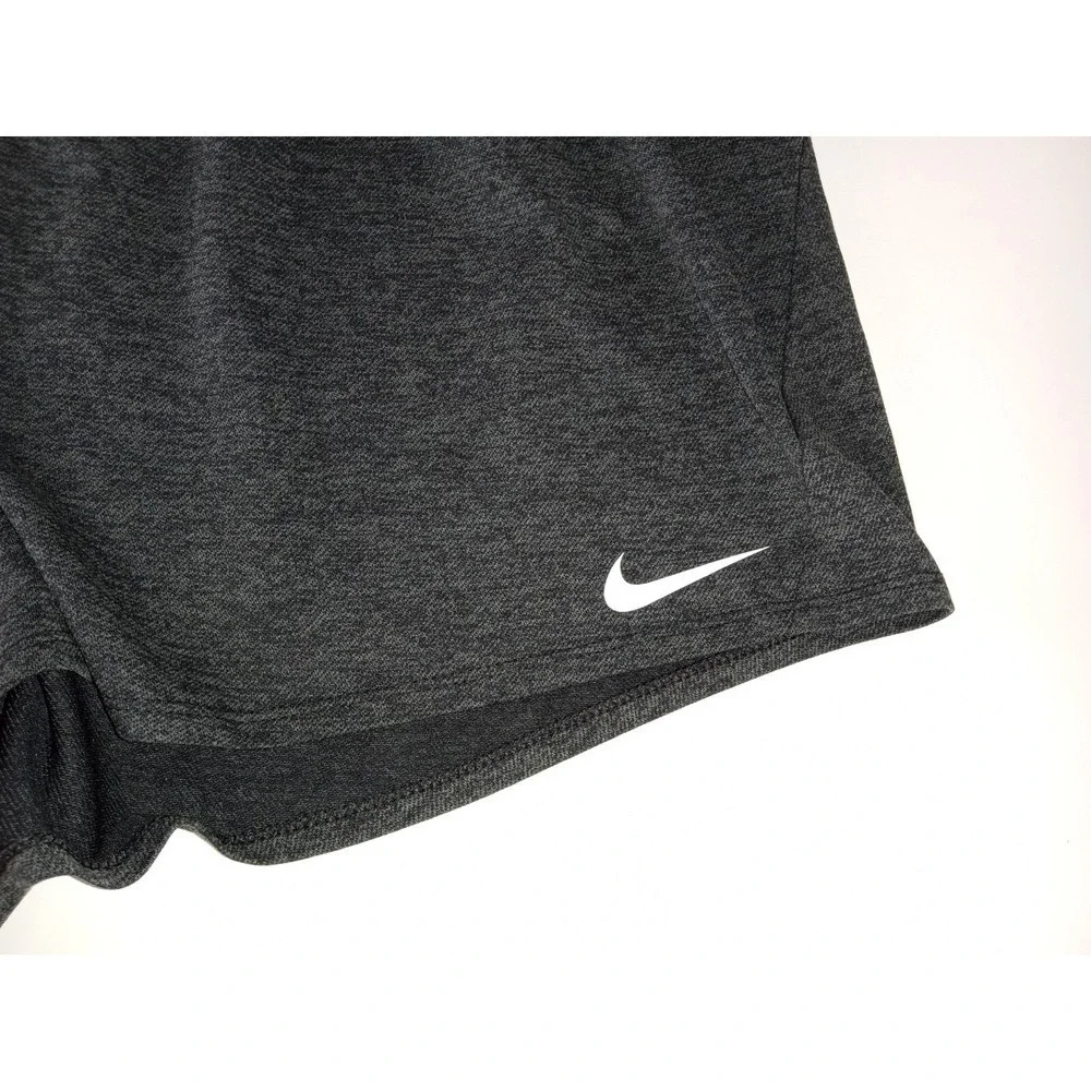 Nike Dri-Fit Athletic Shorts‎ Drawstring Waist Black Women's Sz 2X